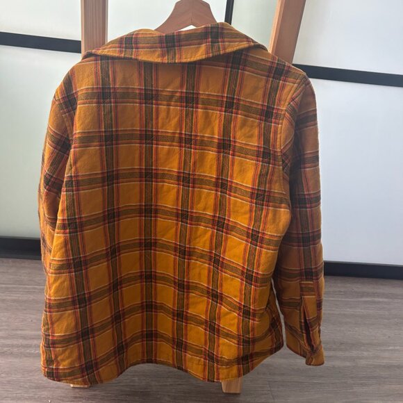 Stoic Quilted Boyfriend Plaid Shirt Jacket - Women's Small - Picture 3 of 4